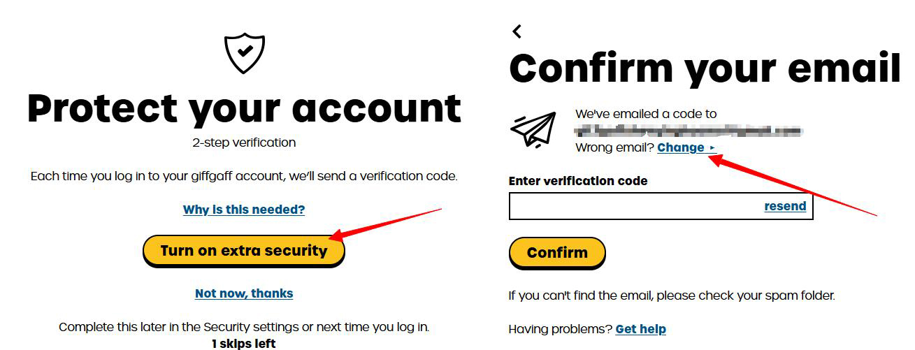 实操指南 ｜ 商家代激活的giffgaff 如何修改密码与邮箱 配图 3
