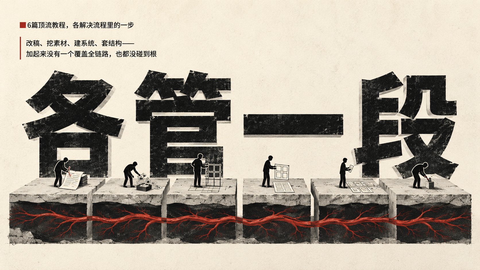 我把全X最火的6篇AI写作方法拆了,拼了个大怪物 配图 1