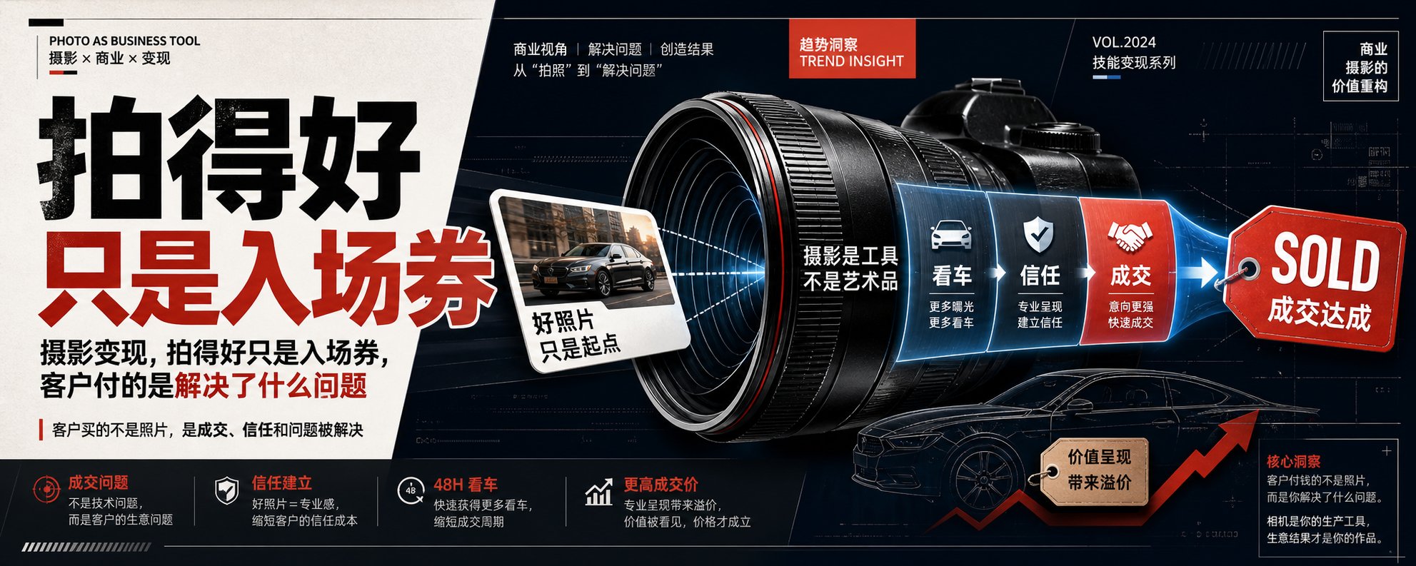 技能变现第八篇·摄影变现，拍的好只是入场券