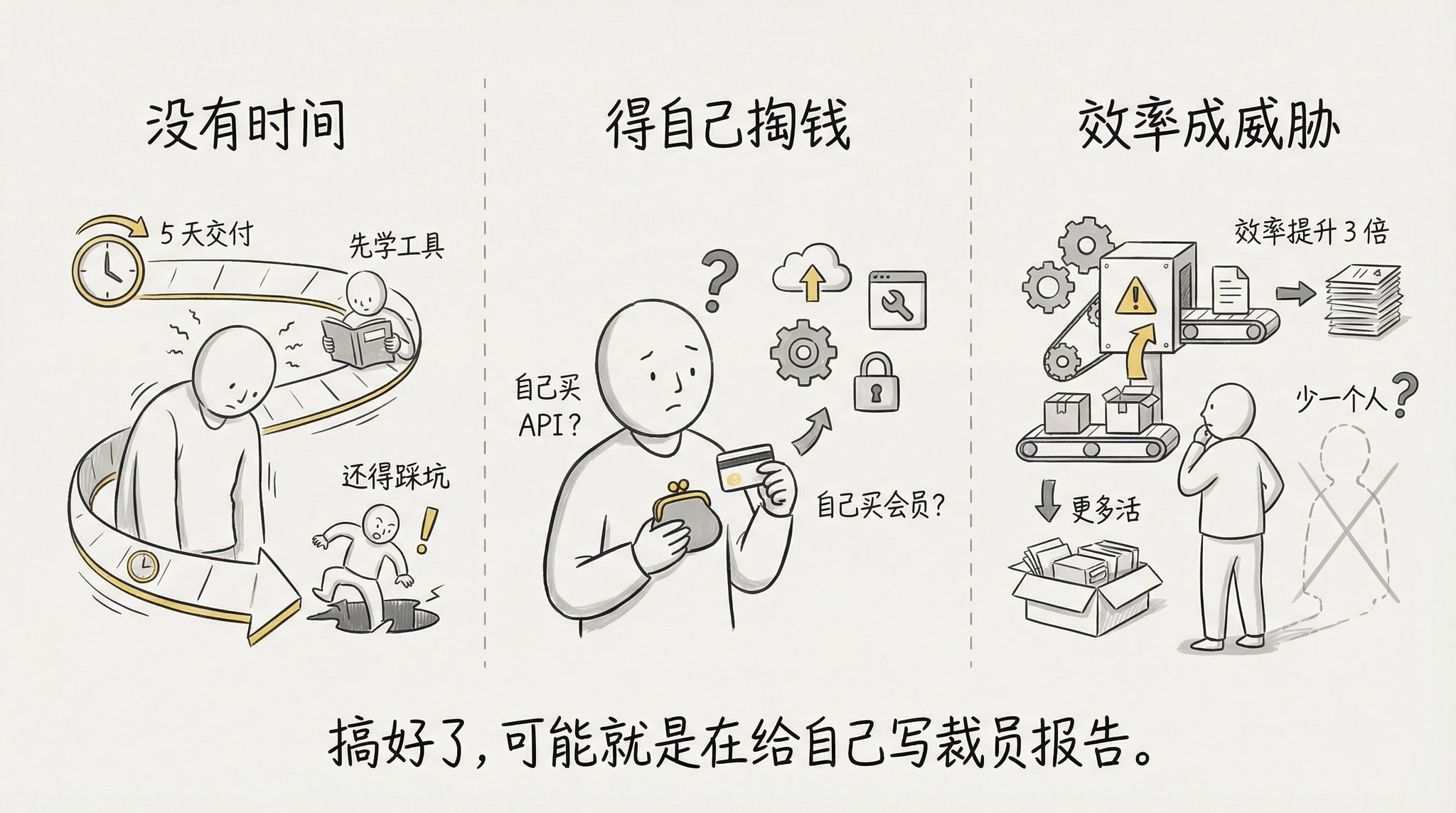 AI 时代的魔幻现实：老板向左，员工向右，一个用了求生，一个用了找死 配图 3