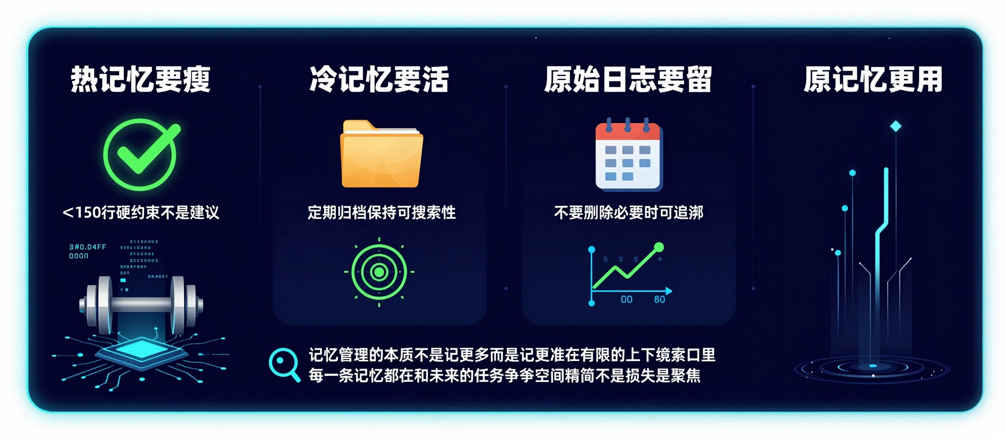 你的 AI Agent 为什么越用越蠢?OpenClaw 三层记忆架构实战 配图 9