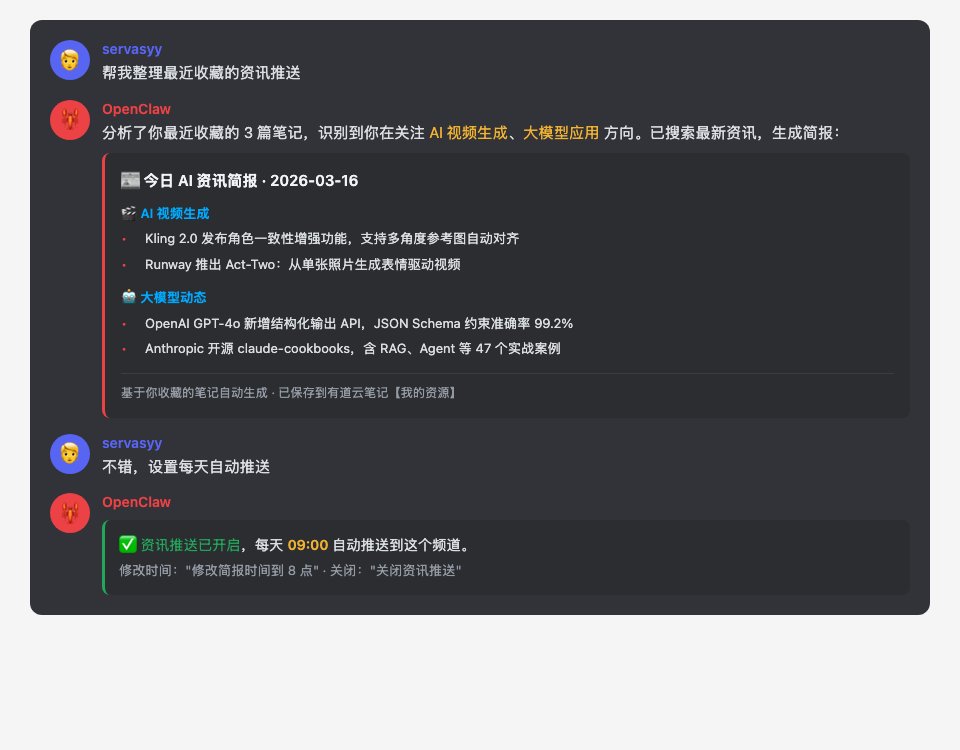 收藏了一千篇文章，最后全吃灰？我用OpenClaw×有道云笔记 彻底解决了 配图 7