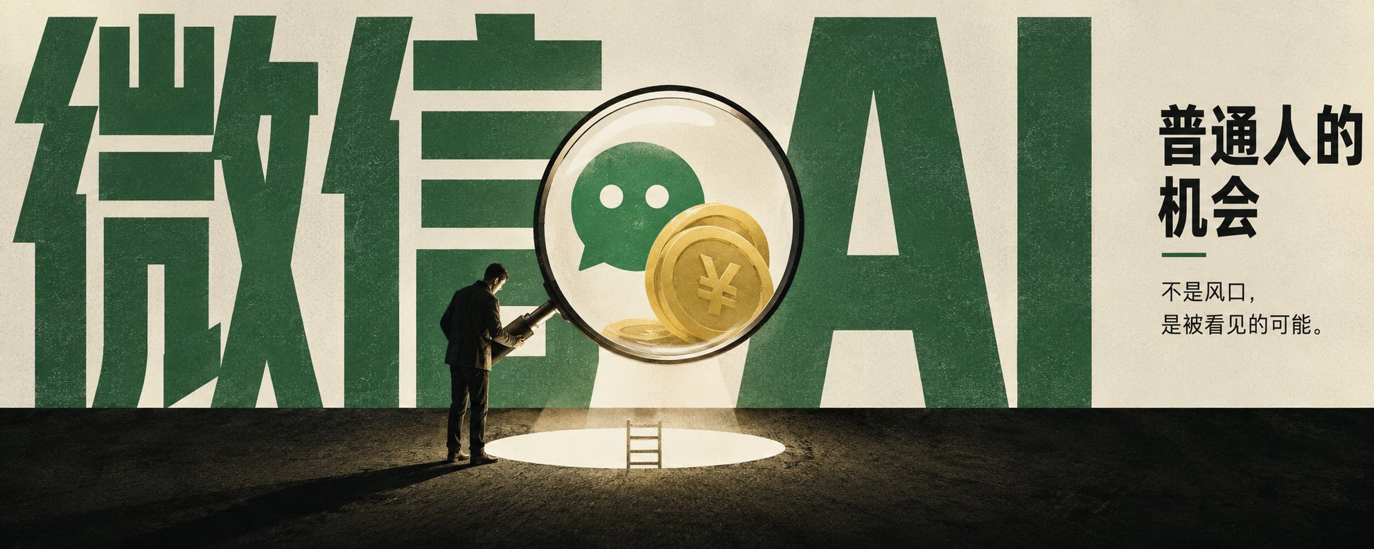 微信AI给普通人带来了什么机会？